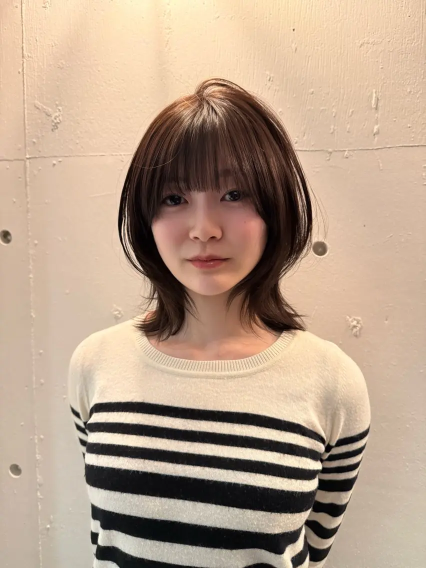 ミディアム ヘアカラー KAHO ☆のヘアスタイル