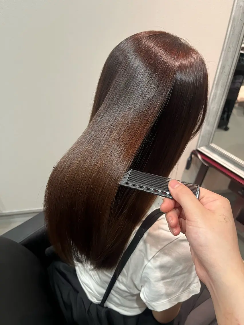 セミロング トリートメント 錦糸町個室/髪質改善 専門店🤍マエストロのヘアスタイル