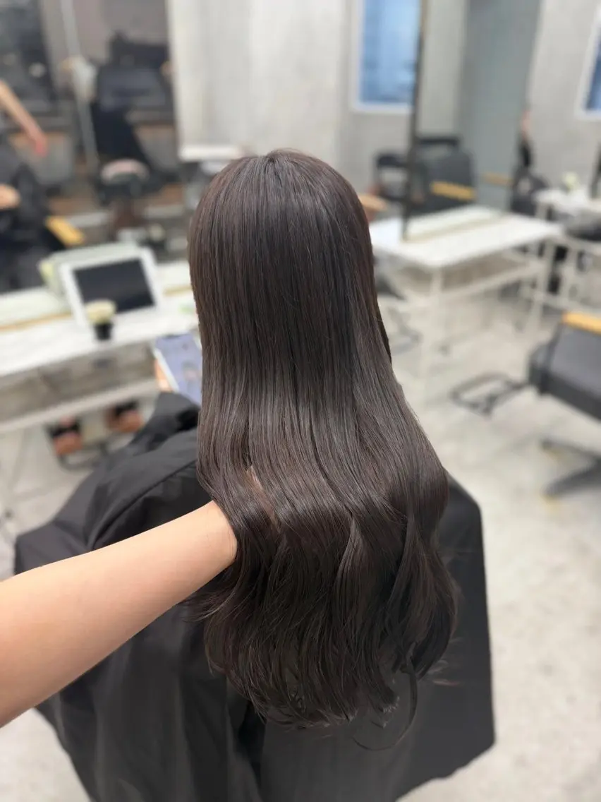 ロング トリートメント カット ヘアカラー 縮毛矯正 似合わせカラー/ヘア セット💐本多恵美のヘアスタイル