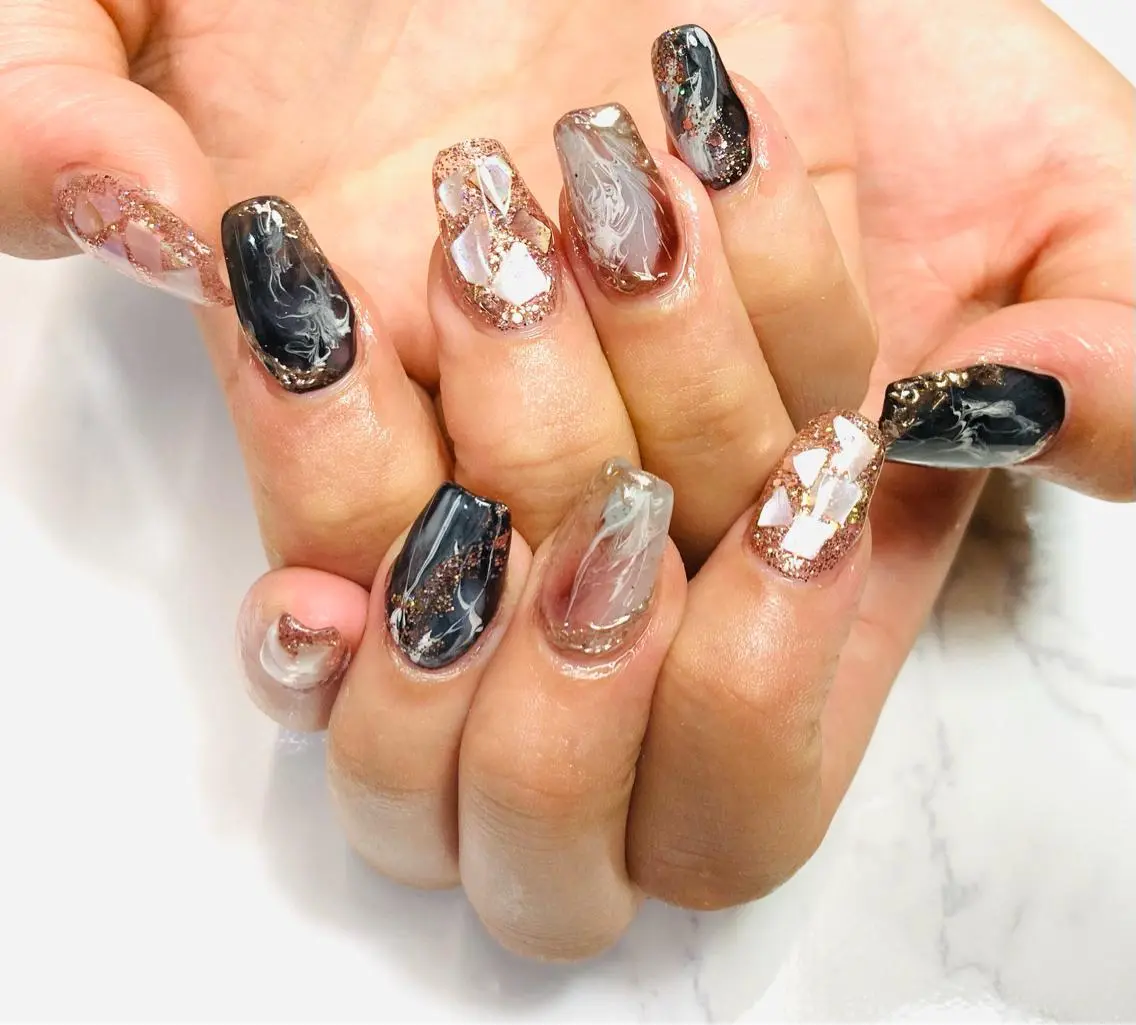 ネイル 長さ出し ネイルチップ ハンドネイル one nailsalonのネイルデザイン