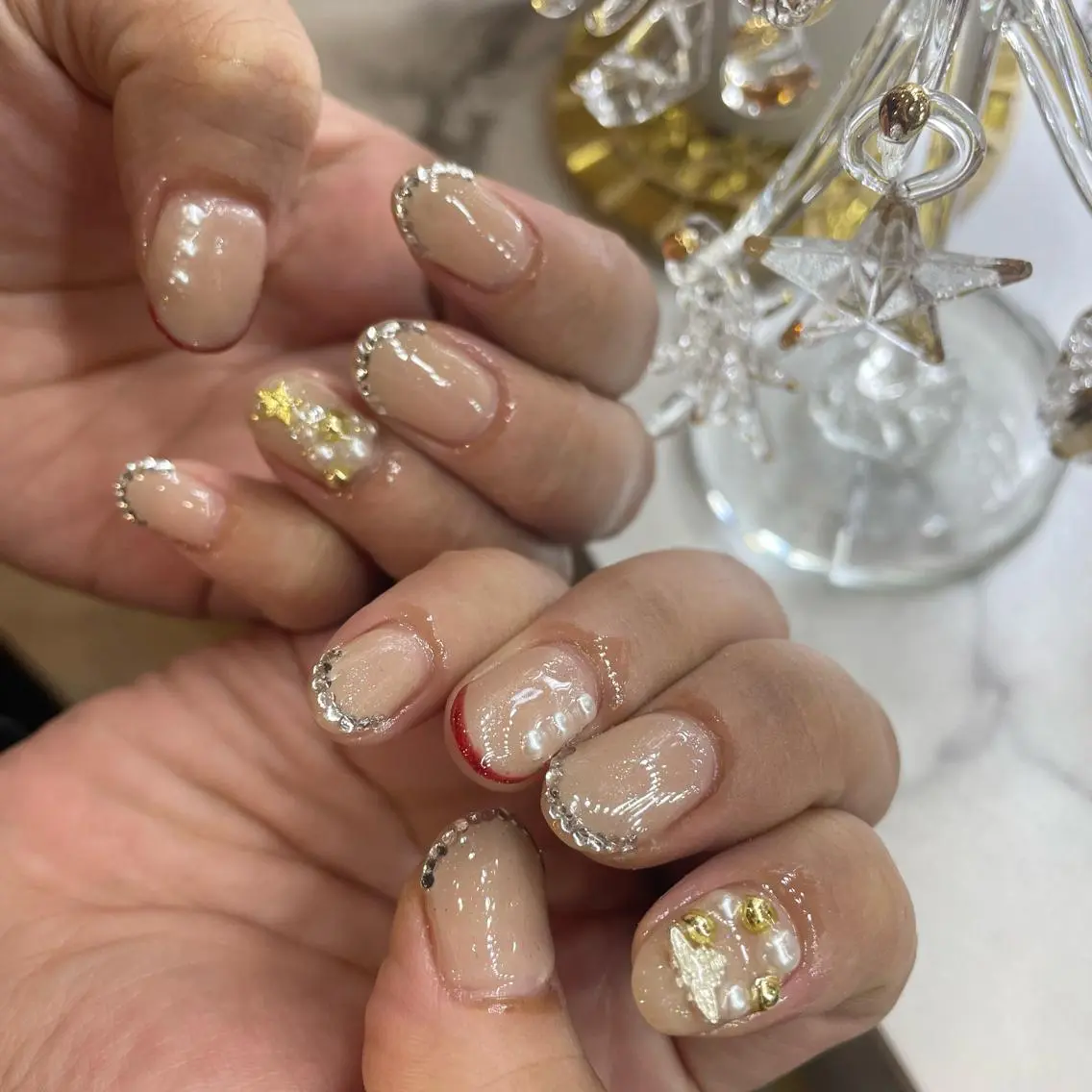 ネイル 冬ネイル クリスマス Nail Salon Gummi.のネイルデザイン