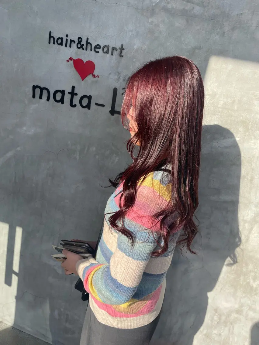 カラー ヘアカラー 藤本 稀光のヘアスタイル