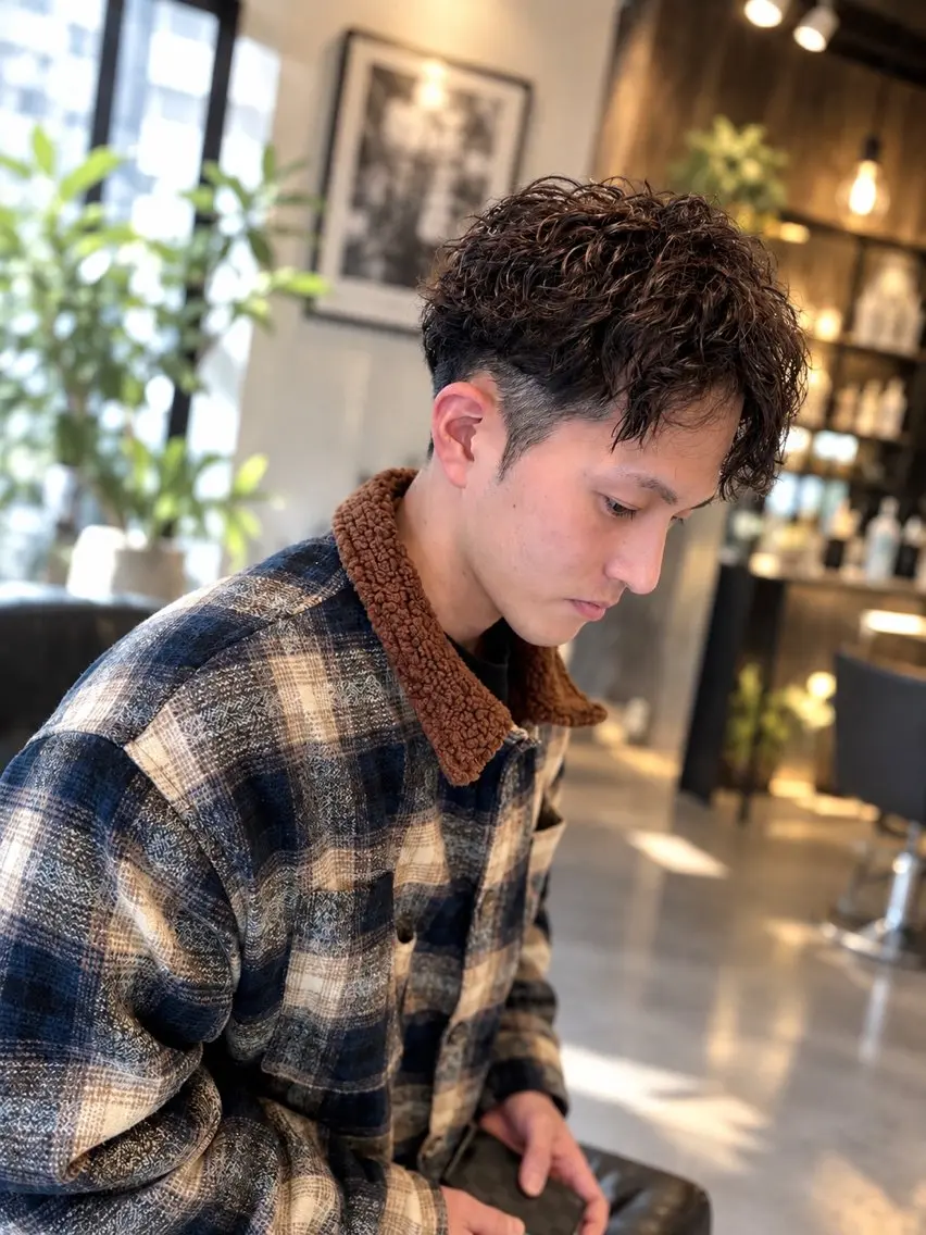 パーマ メンズ 🔥メンズ特化🔥 豊橋の松井のヘアスタイル