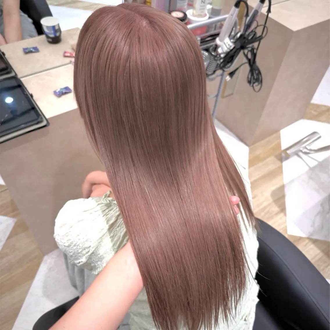 セミロング カラー ヘアカラー EIGHT／ natsukiのヘアスタイル