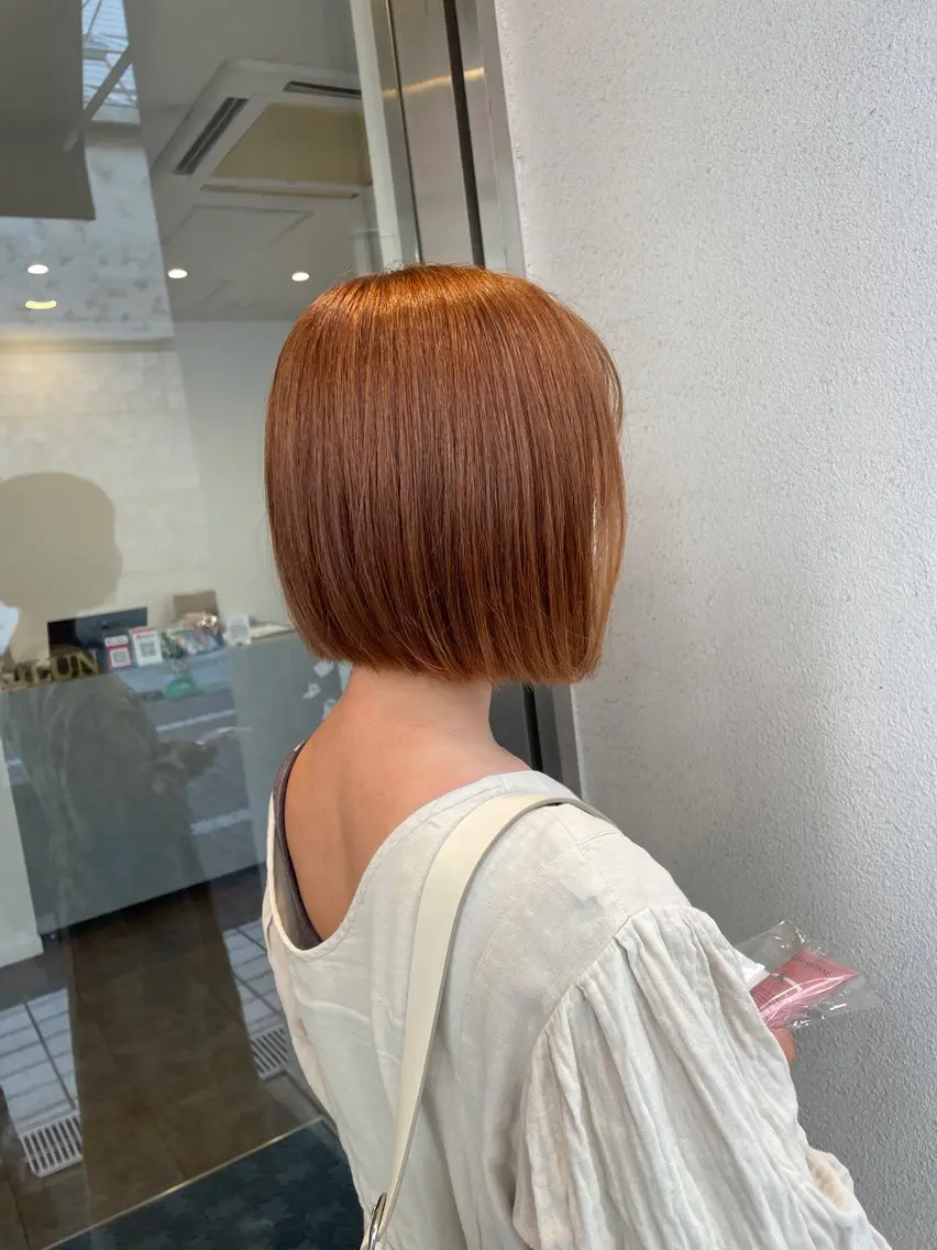 ミディアム カラー カット ヘアカラー トリートメント ナチュラルカラー 児玉優香のヘアスタイル