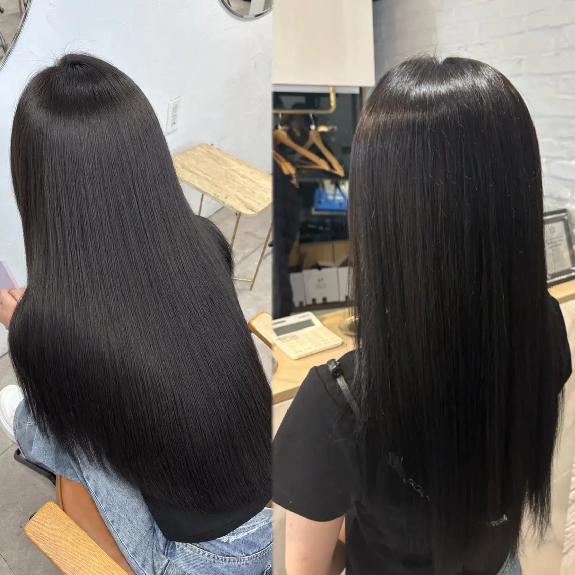 ロング ヘアカラー 韓国風カラー🇰🇷 髪質改善RIKU新宿のヘアスタイル