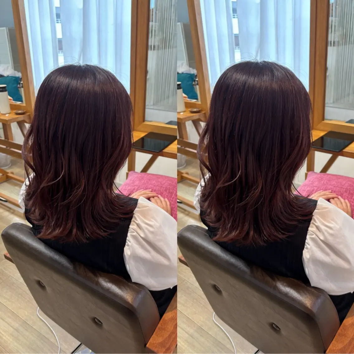 セミロング カラー カット ヘアカラー トリートメント RINNO🌷透明感 カラー/髪質改善のヘアスタイル