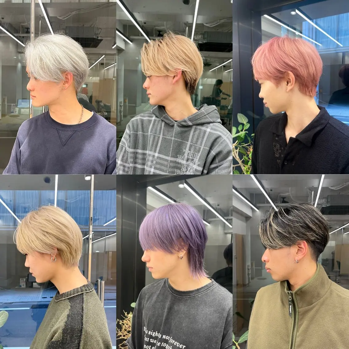 カラー メンズ カット ヘアカラー トリートメント TAIGA .のヘアスタイル