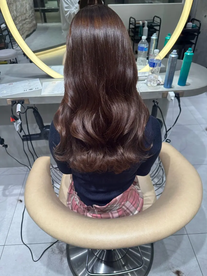 ロング カラー カット ヘアカラー トリートメント 《髪質改善✖️オリー ブ🧸》小嶋拓也のヘアスタイル