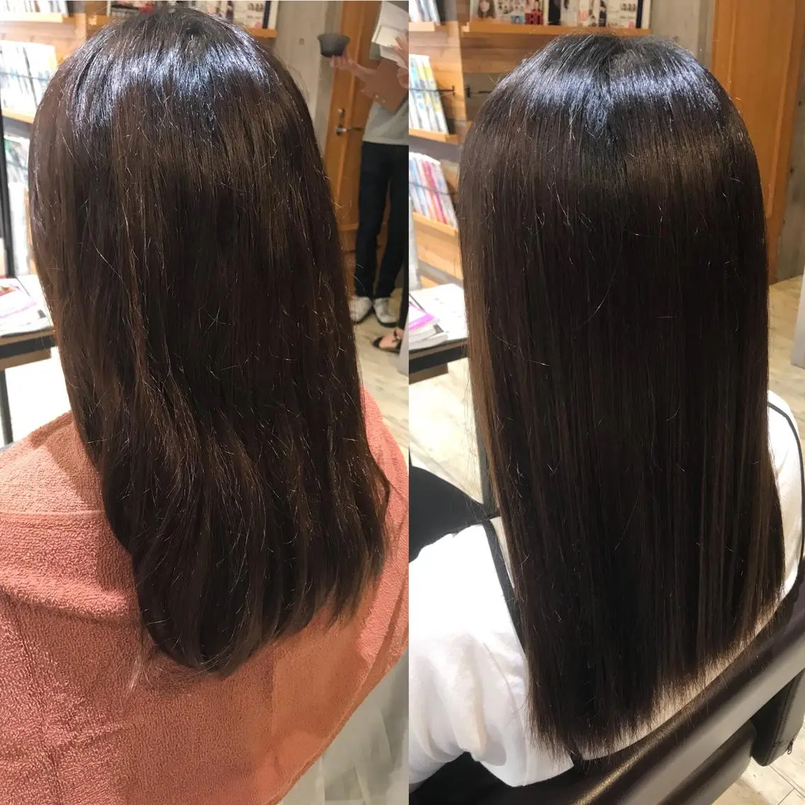 ロング カラー パーマ ヘアアレンジ メンズ キッズ ネイル マツエク・マツパ メンズパーマ アクアカラー 縮毛矯正 トリートメント 酸熱トリートメント EnBlesS西宮 マンツーマン神道有基のヘアスタイル