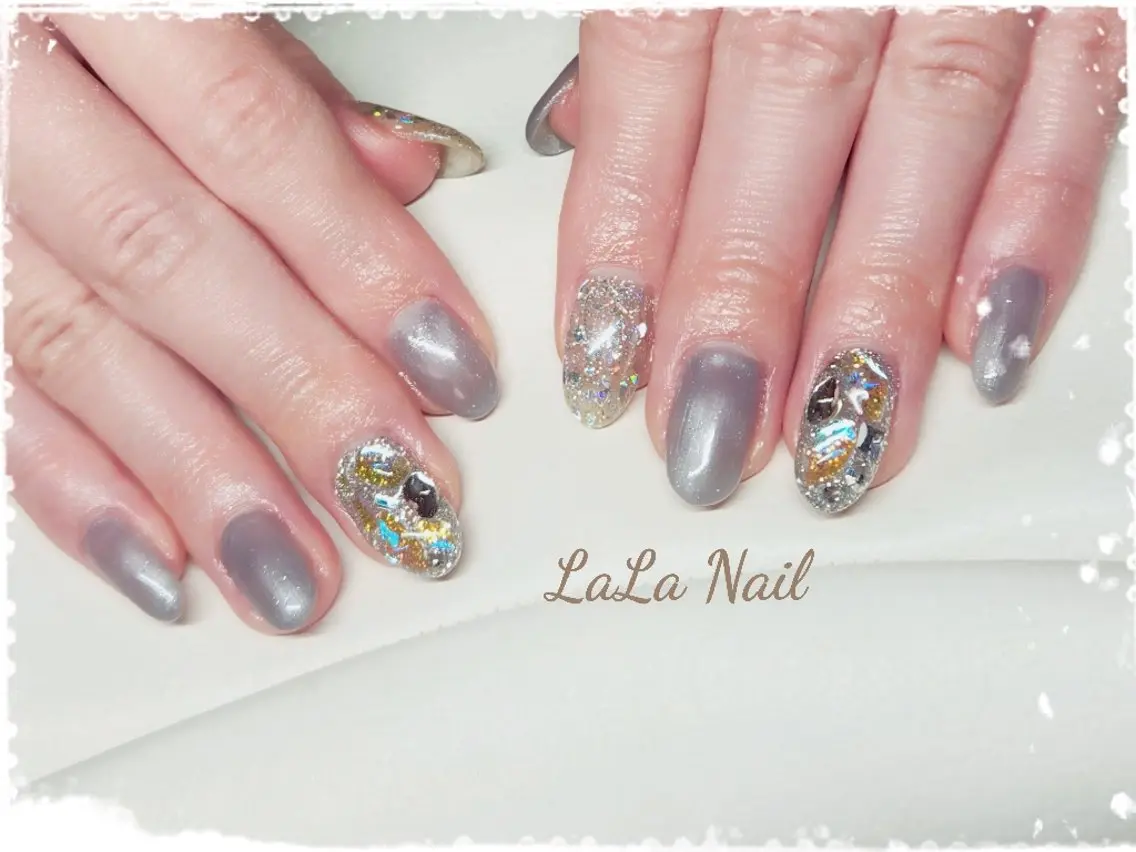 ネイル キラキラネイル LaLa Nailのネイルデザイン