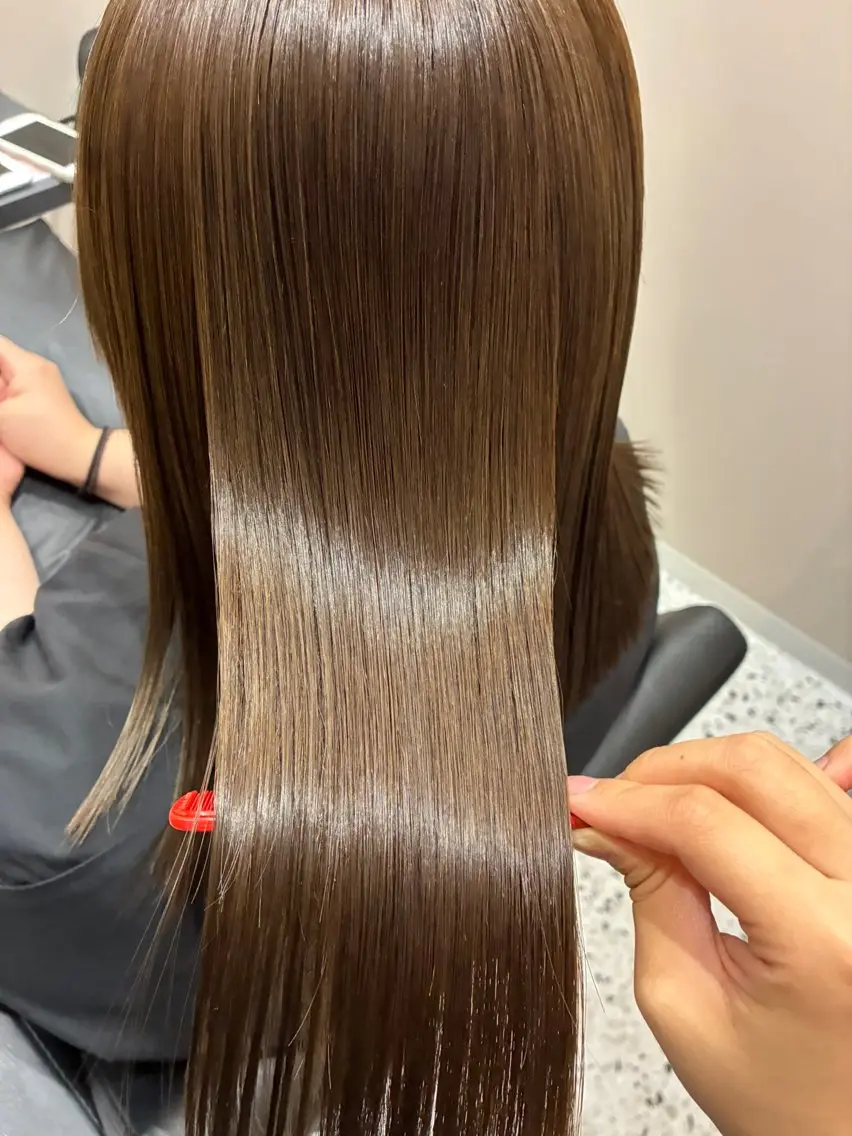 ミディアム カラー ヘアカラー 美髪×髪質改善 🖤Yukineのヘアスタイル