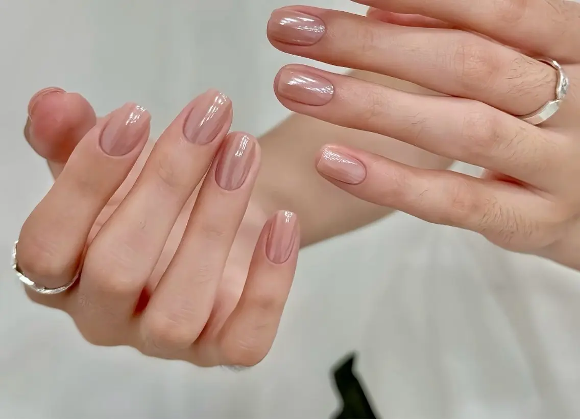 自爪🎀ミラー/オーロラ/パール(ベース色込み)💖オフなしの写真