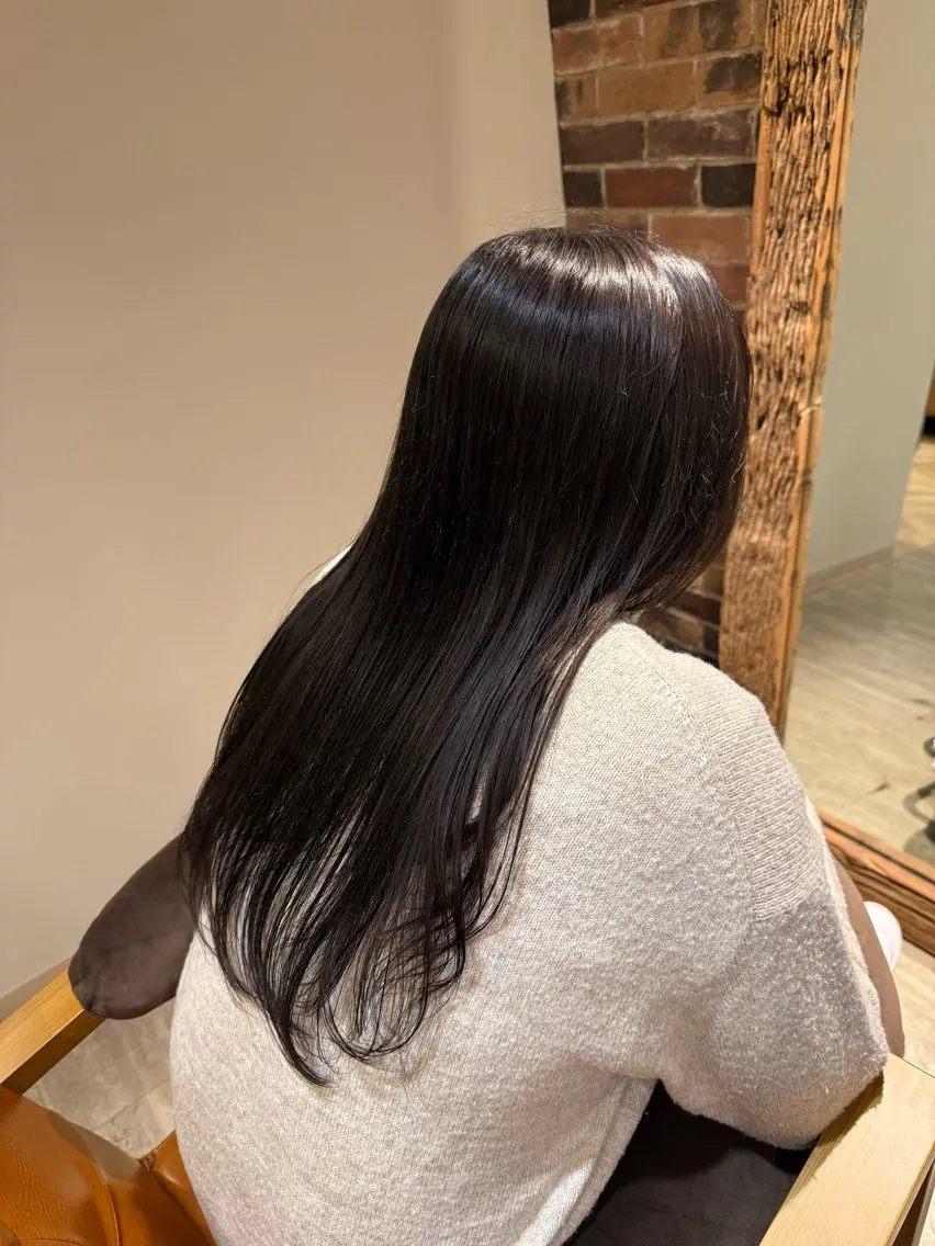 ロング カラー ヘアカラー トリートメント soi 💜AYAKOのヘアスタイル