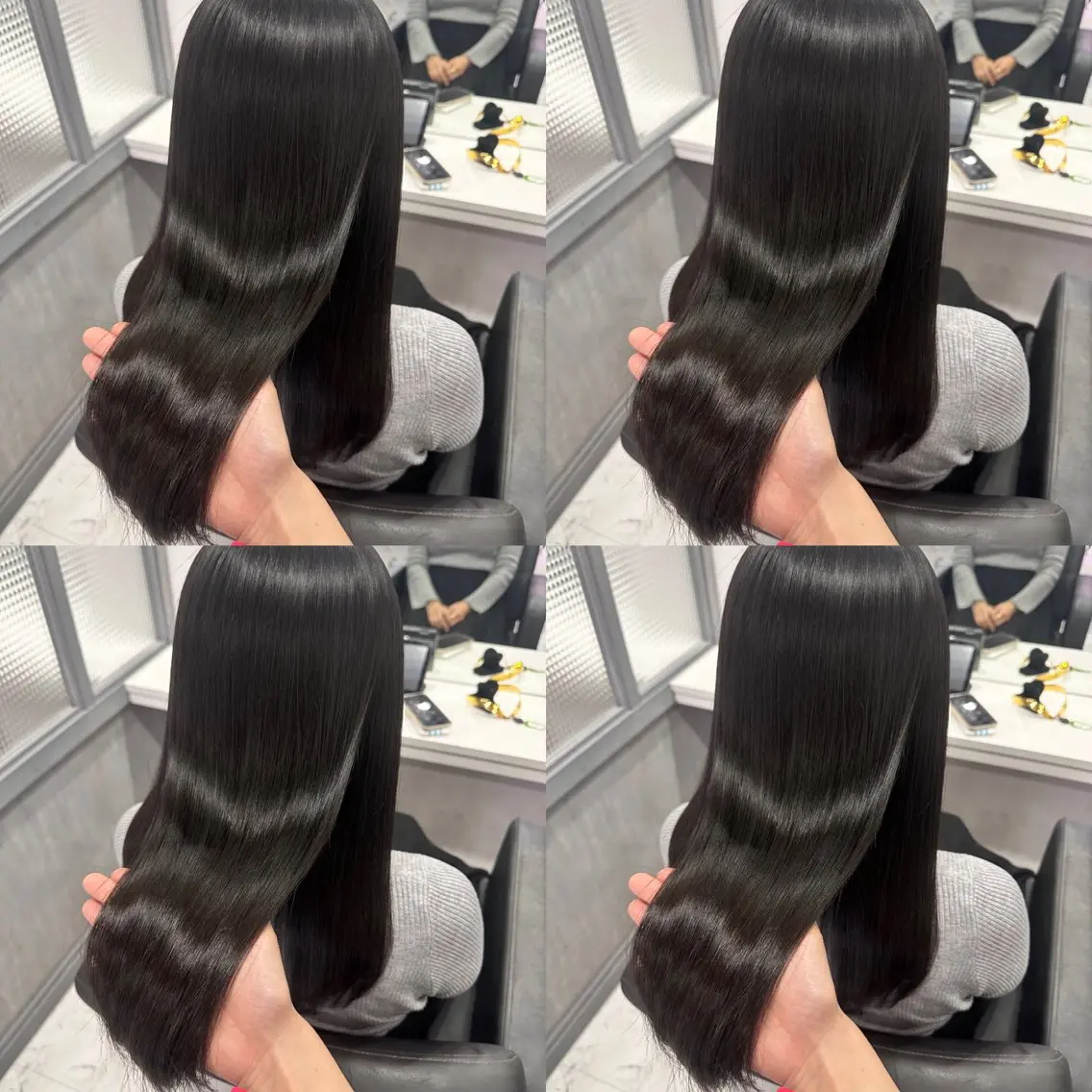 【今だけフルコース】💖似合わせカット➕艶カラー➕Aujuatreatment➕ヘッドスパ15分※現金のみの写真