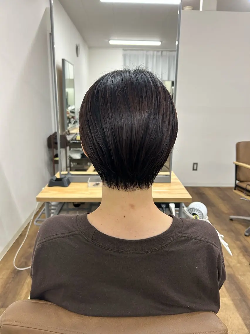 ショート カット ヘアカラー 透明感カラー/ボブ/ meruのヘアスタイル