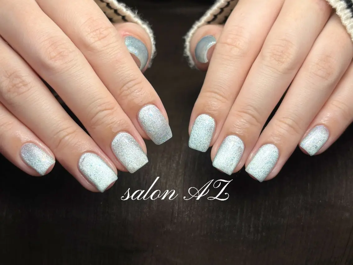 ネイル 長さ出し フットネイル フレンチネイル マグネットネイル ニュアンスネイル salon AZのネイルデザイン