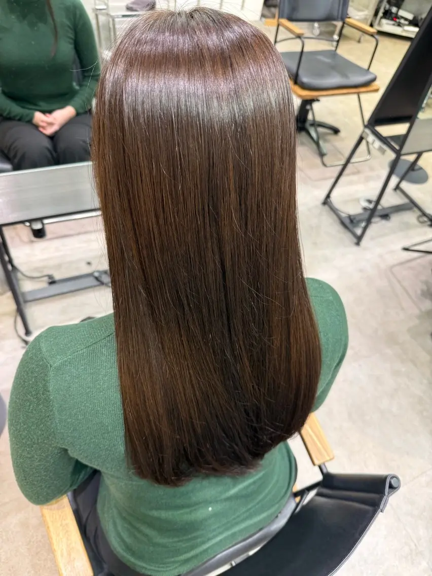 ロング ヘアカラー トリートメント 表参道|美髪縮毛 | kotaroのヘアスタイル