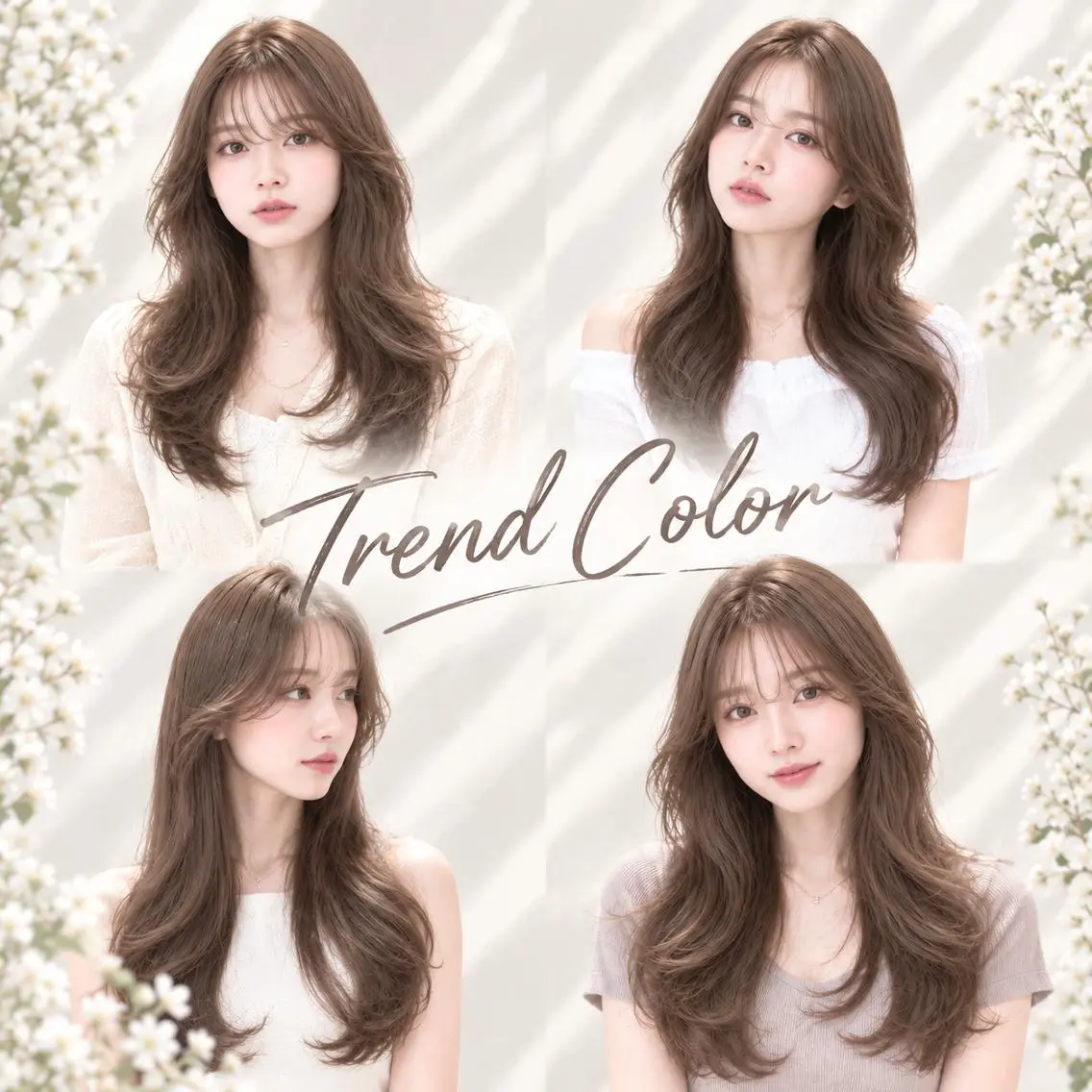 セミロング ケアカラー 似合わせカット ヘアカラー トリートメント ヘッドスパ Zina大宮/ミニモ 限定/当日予約⭕️のヘアスタイル