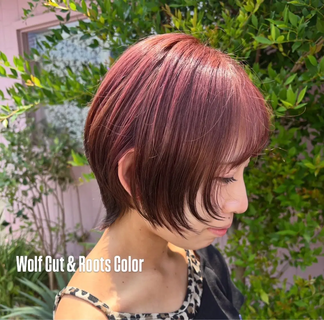 ショート カラー カット ヘアカラー トリートメント レイヤー/ブリーチ/ mauのヘアスタイル