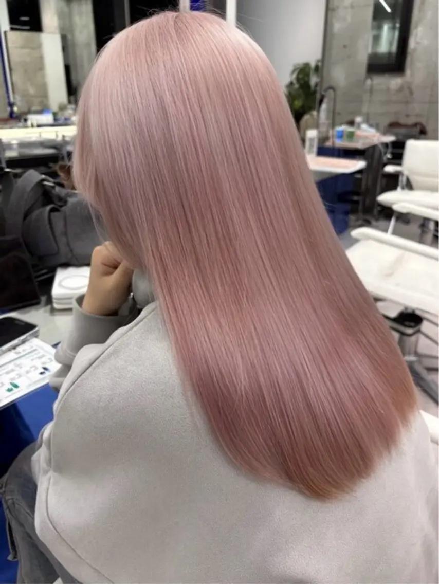 カラー ベージュカラー ブリーチ 透明感カラー ダブルカラー ハイトーンカラー ヘアカラー あつき/パーマ/縮毛 /ブリーチ特化🌟のヘアスタイル