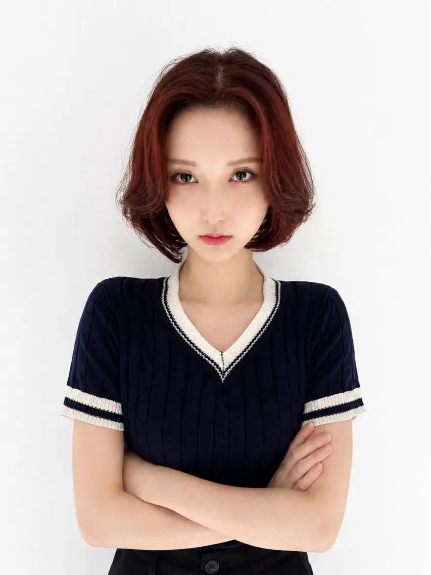 ミディアム ヘアカラー トリートメント ヘアセット 銀座/似合わせカット /髪質改善/油谷樹️のヘアスタイル