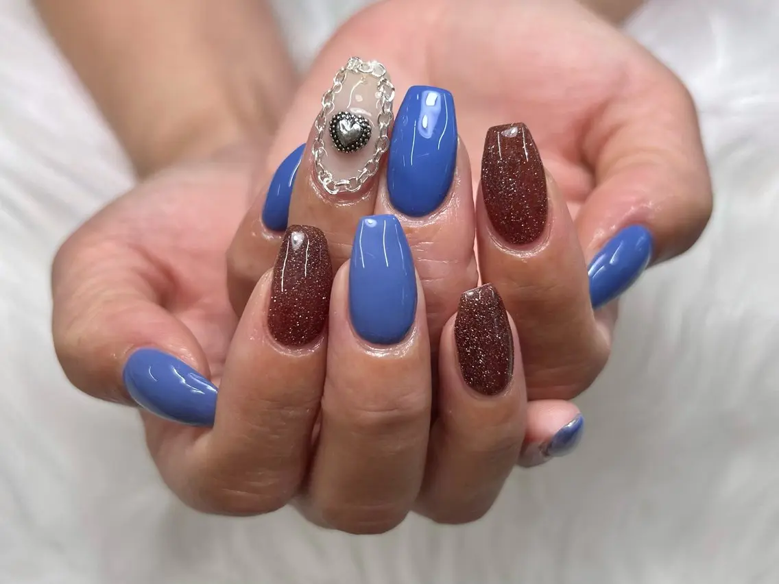ネイル ジェルネイル 持ち込み ワンカラーネイル スカルプネイル xinh nailsのネイルデザイン