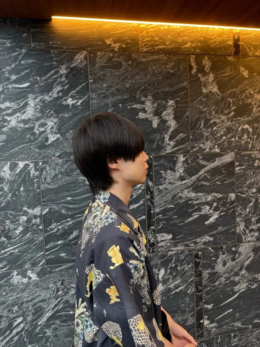 🌿 ダウンパーマ（部分）＋カット＋髪質改善TRの写真