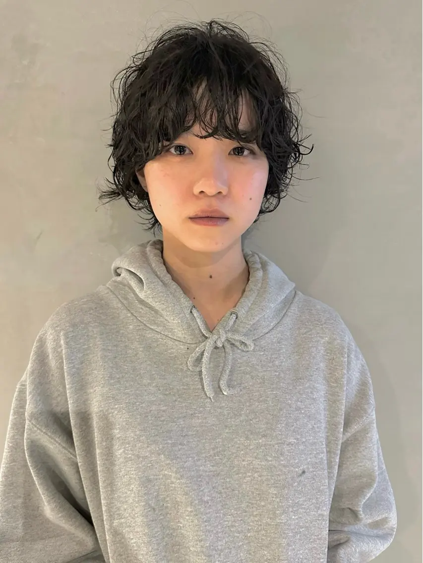 ショート パーマ ショートヘア カット パーマ トリートメント 🧼柴田 健太郎🧼のヘアスタイル