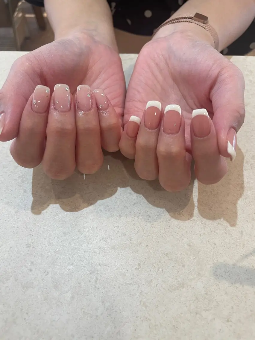 ネイル フレンチネイル ハンドネイル Maede Kanaのネイルデザイン