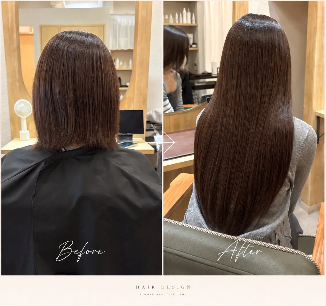 ロング カット エクステ 篠原 誠也 海外・エクステのヘアスタイル