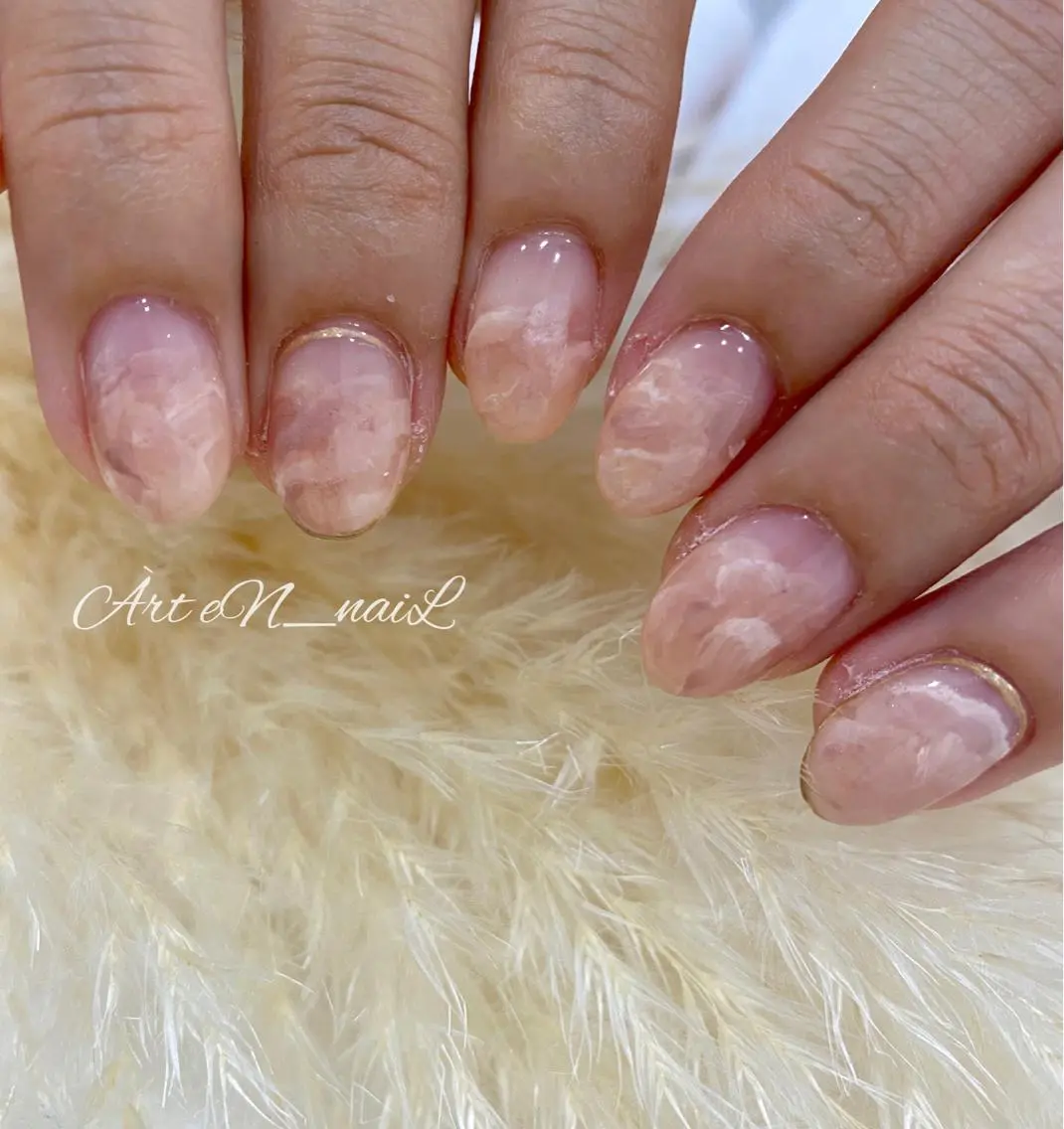 ネイル ハンドネイル EN_NAIL 野中本店Ayakaのネイルデザイン