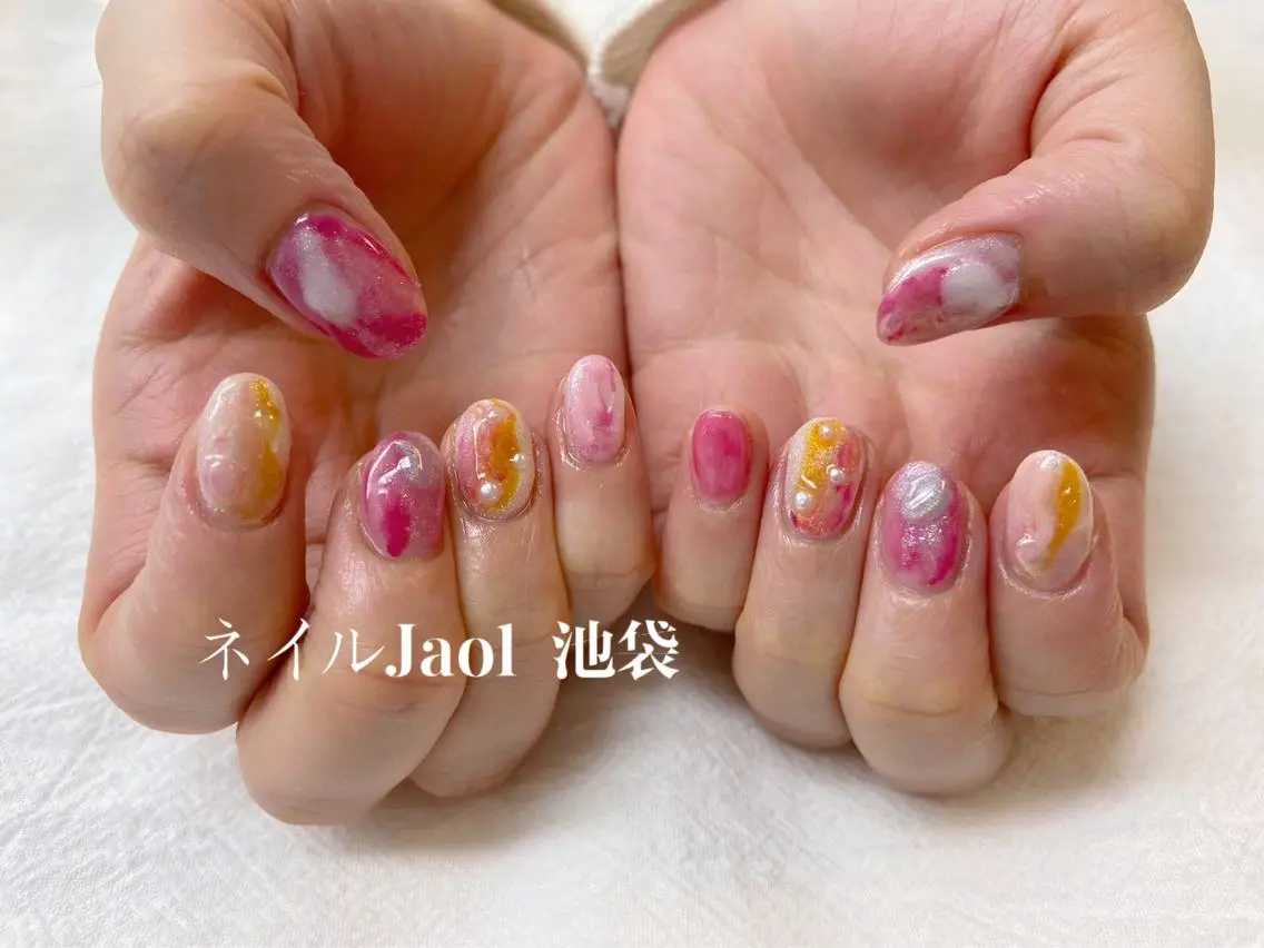 ミディアム ネイルJaol 池袋のネイルデザイン