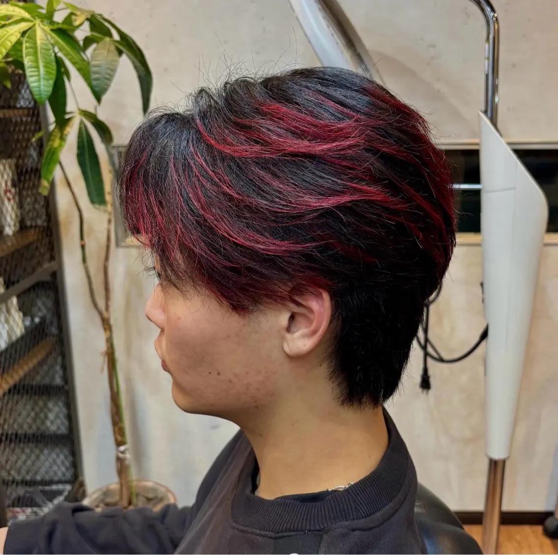 ショート メンズ センターパート フクヤマサクラ /メンズカットのヘアスタイル