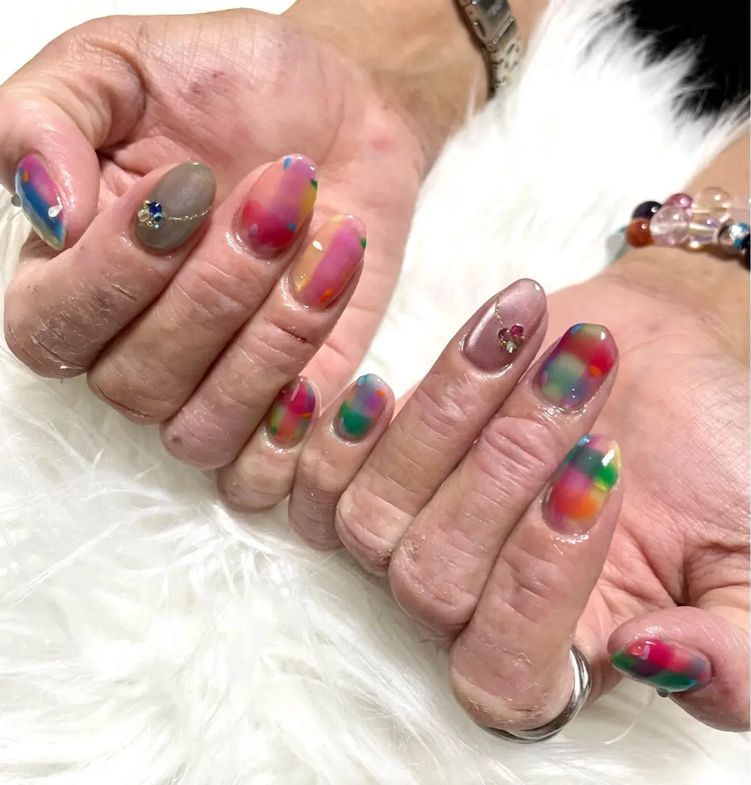 ネイル ハンドネイル nail salon HIRUKANAのネイルデザイン