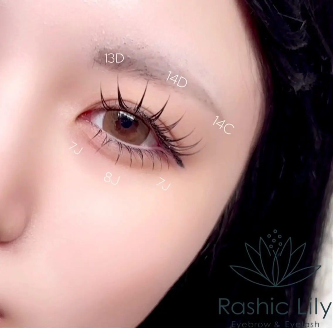 バブみeye👶🏼🤍下まつげエクステ30本🩶の写真