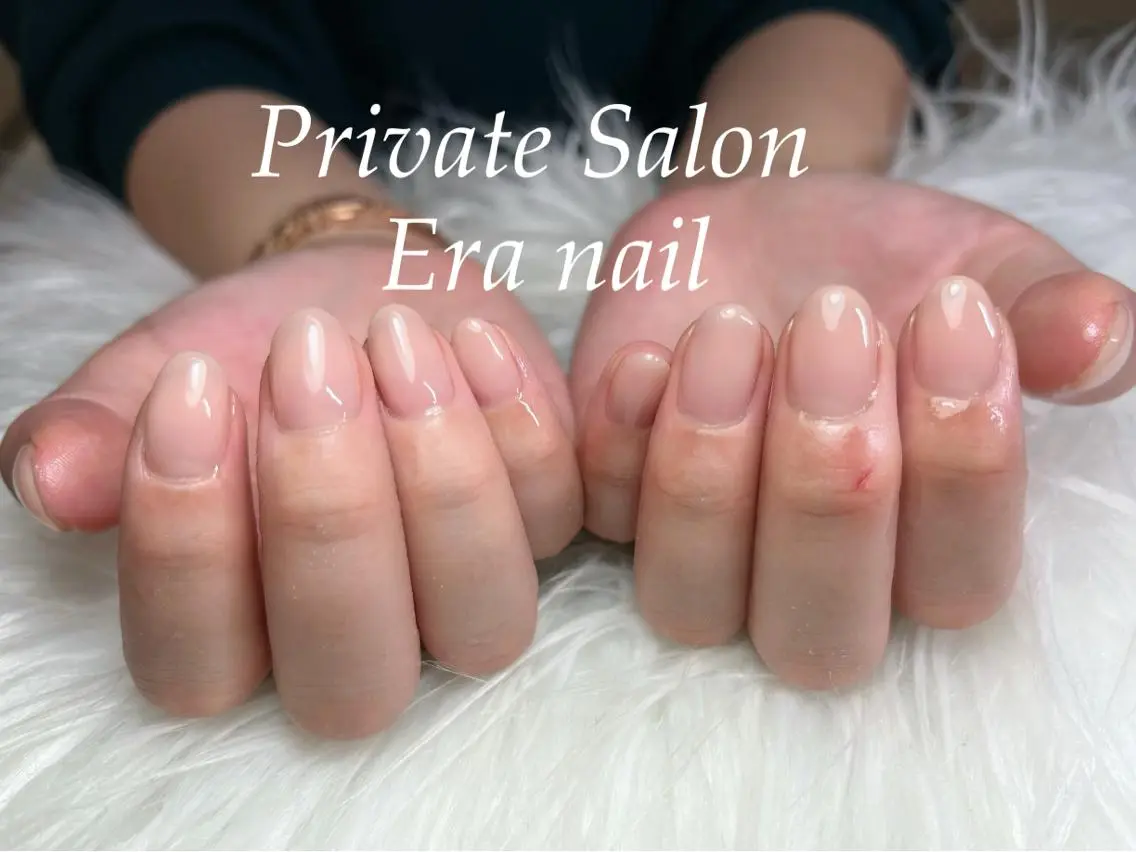 ネイル ワンカラーネイル ハンドネイル Era nailのネイルデザイン