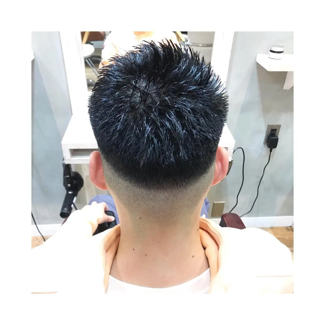 ショート メンズ 及川シゲル 髪質改善講師のヘアスタイル