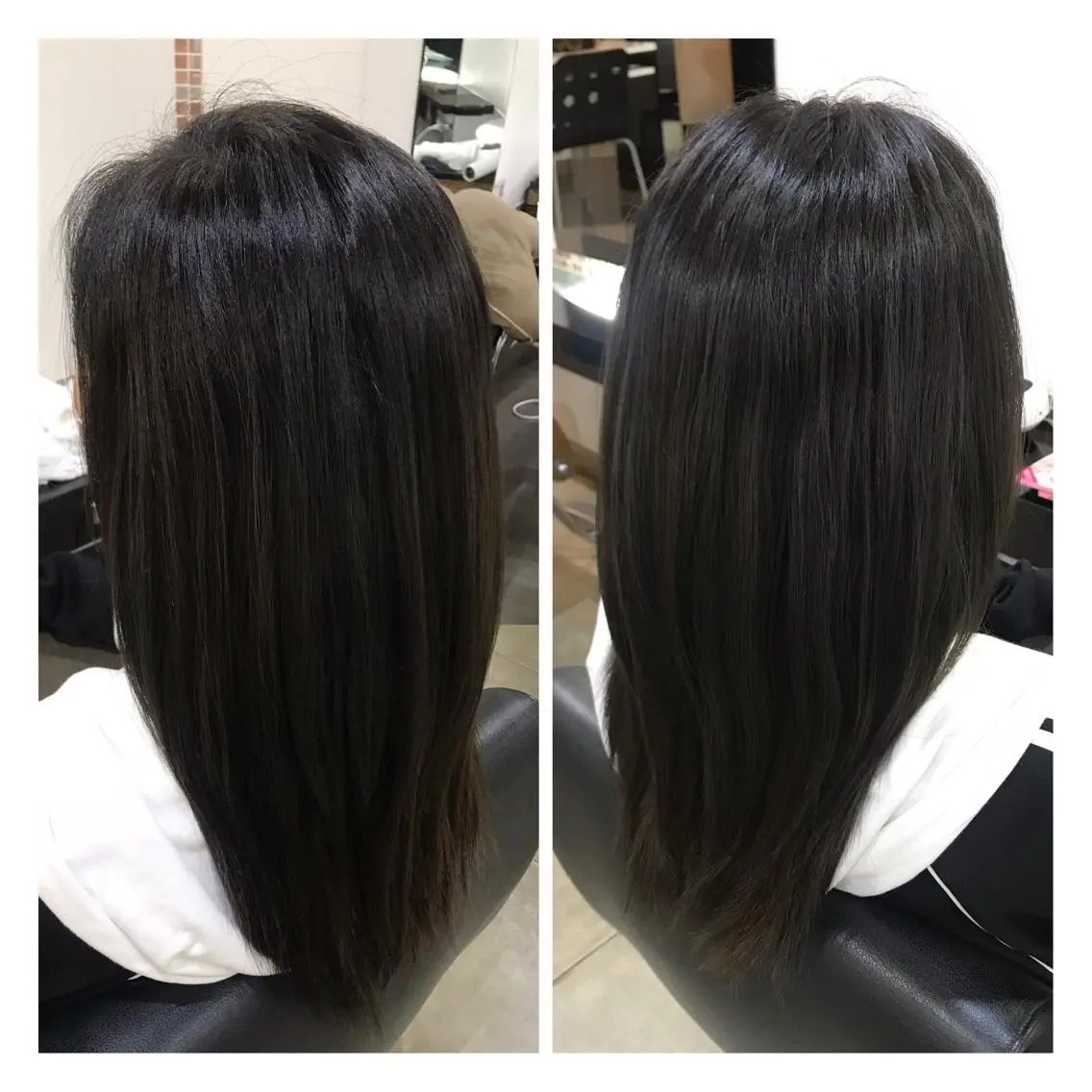 セミロング カラー ヘアアレンジ アッシュ 烏山 達也のヘアスタイル