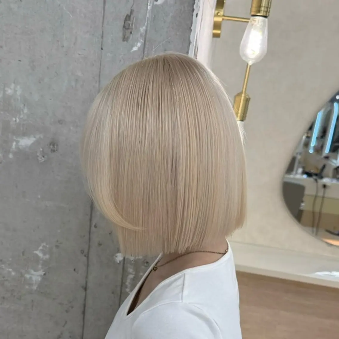ミディアム カラー ヘアカラー トリートメント ヘッドスパ 女性支持率No.1ハ イトーン特化神田真志のヘアスタイル