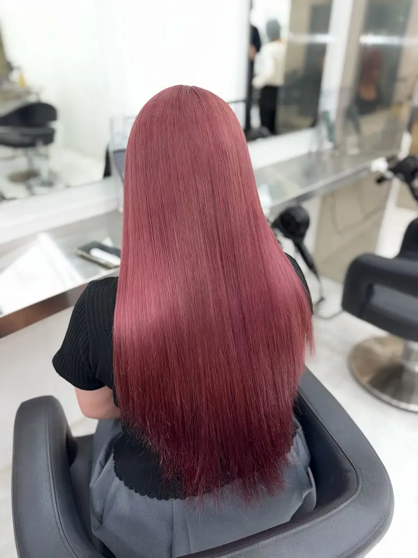 ロング カラー ヘアアレンジ ヘアカラー トリートメント ヘアセット 透明感カラー🎀艶髪 Anju/渋谷🎀のヘアスタイル