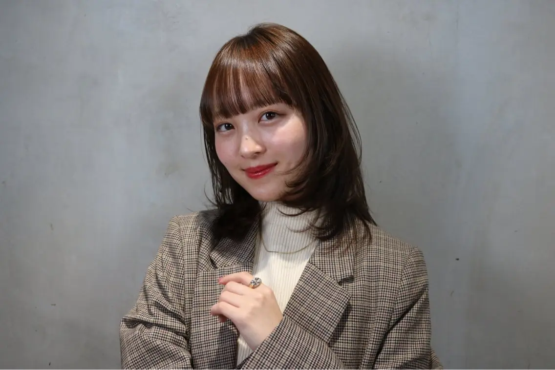 ミディアム カット カットモデル募集 mana🎀🤍のヘアスタイル