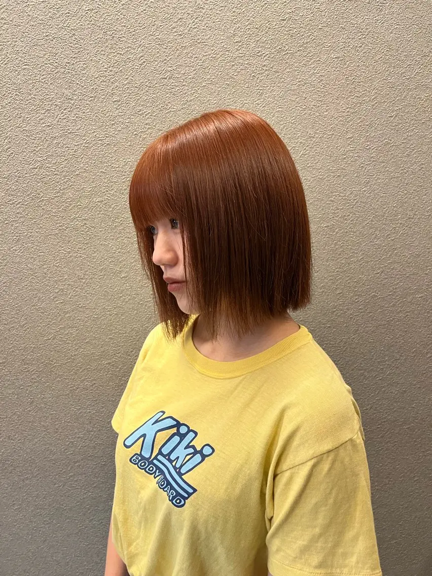 カラー ブリーチ ブリーチなしカラー aimi/ cyaco gのヘアスタイル