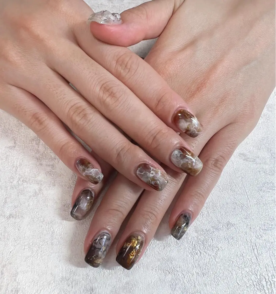 ネイル 持ち込み ハンドネイル 𝑺 𝒏𝒂𝒊𝒍✳︎のネイルデザイン