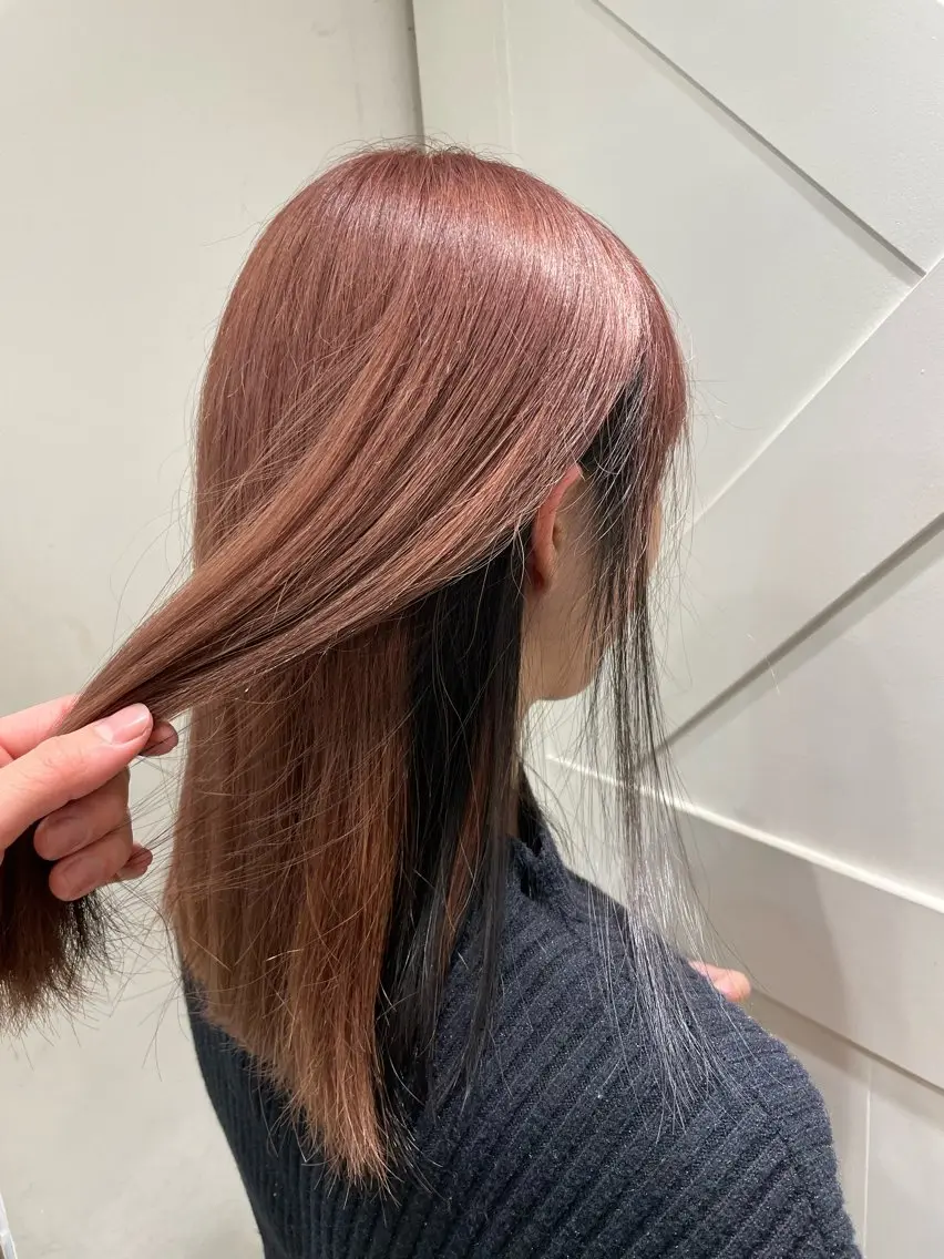 ミディアム パーマ ブリーチ超特化美容師 ☯️ルカ✡️💫のヘアスタイル