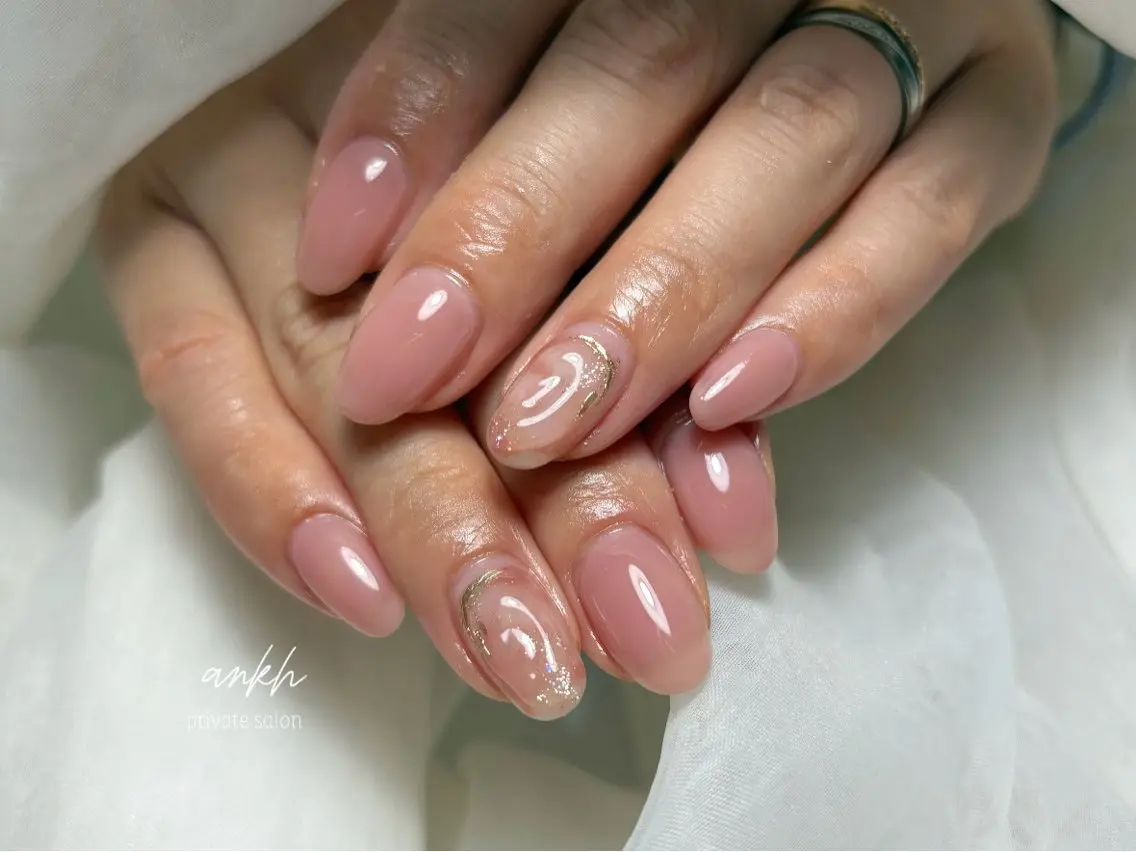 期間限定🌸【ハンド片手1本アート/オフあり(フィルイン対応)/ケア込み】デザインサンプルより選んでいただけます🎀の写真