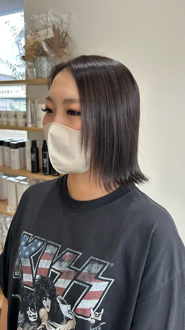 ショート ハイライト 根岸 麻菜のヘアスタイル