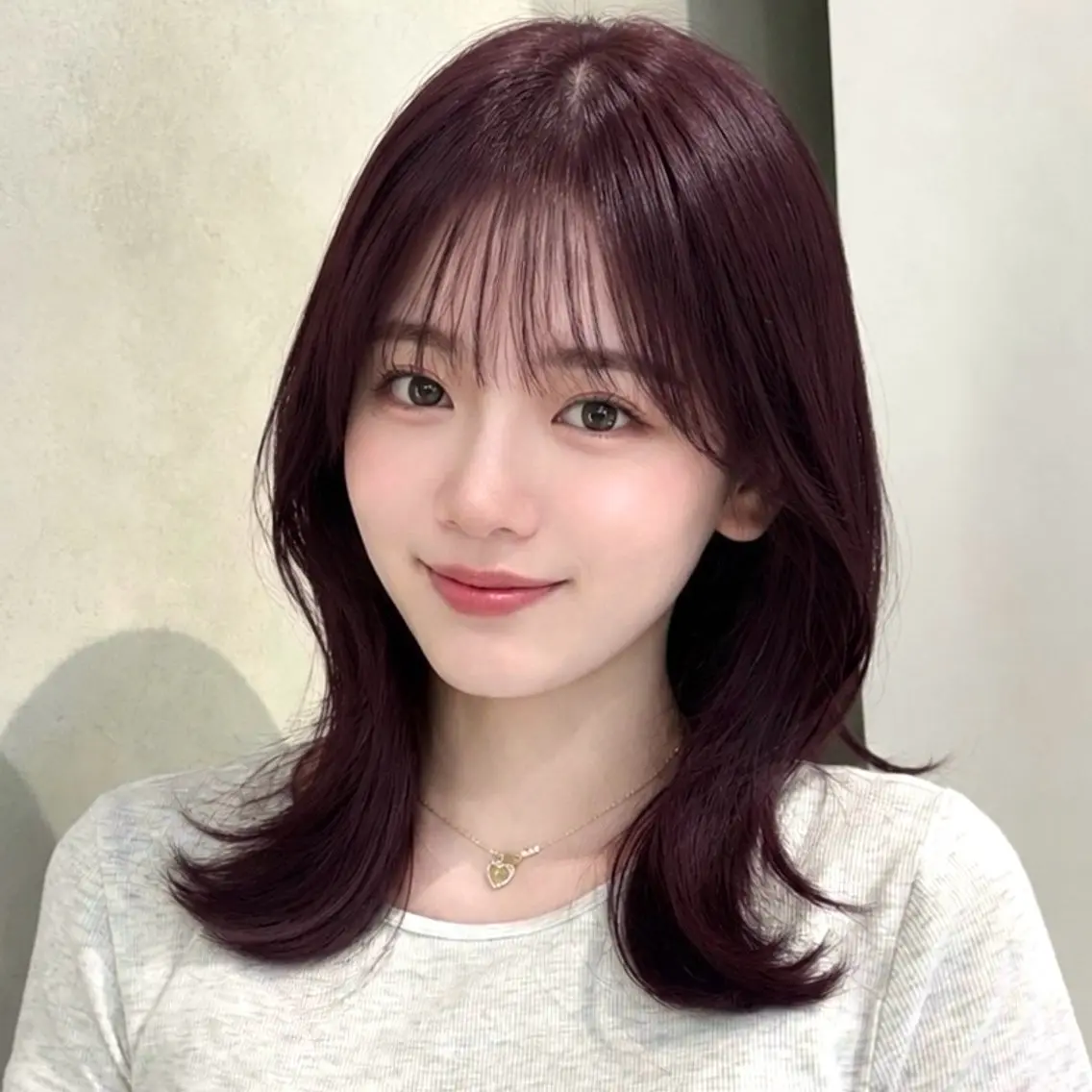 カラー ブリーチ 透明感カラー ラベンダーカラー ラベンダーピンク ブリーチなしカラー hana🍑 ブリーチなしピンクのヘアスタイル