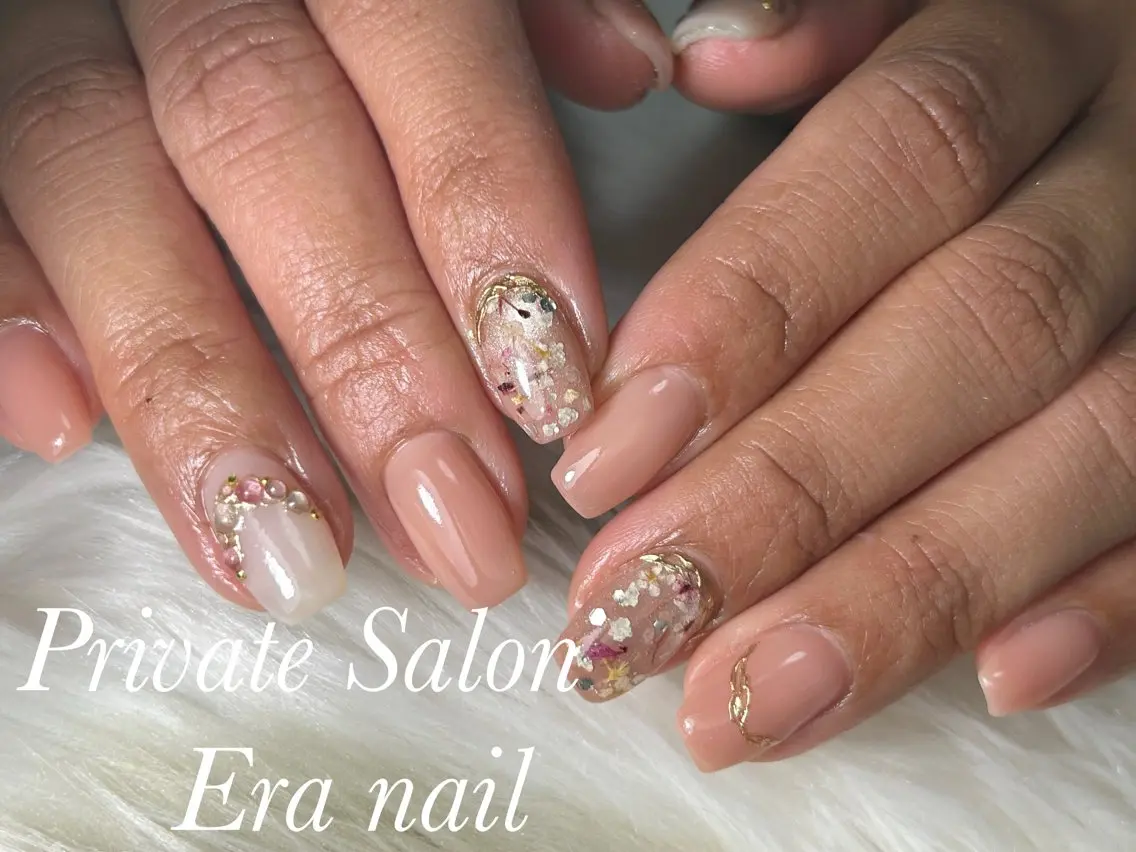 ネイル 春ネイル ハンドネイル Era nailのネイルデザイン