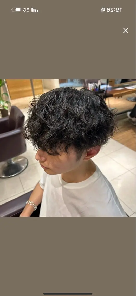 【men'sご新規様 (平日限定)】 🍃メンズカット+ナチュラルパーマ🍃の写真